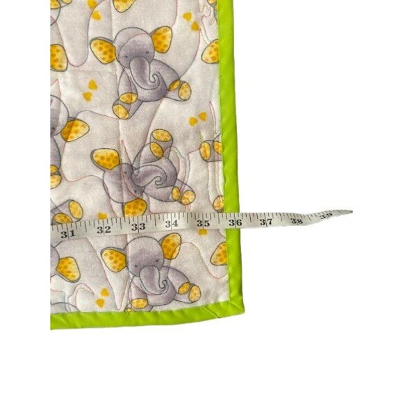 Dog Quilt Handmade Multiple Breeds Frenchies Reversible Elephants 36 X 44.50 - Picture 10 of 12